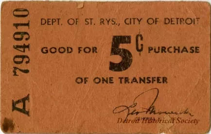 Ticket, Transfer