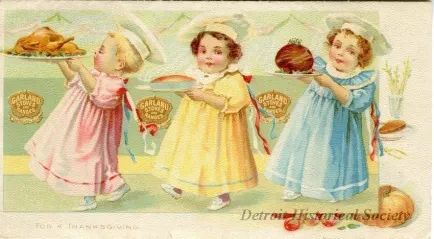 Card, Trade - For A Thanksgiving