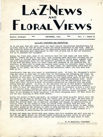 Newsletter - La-Z-News & Floral Views