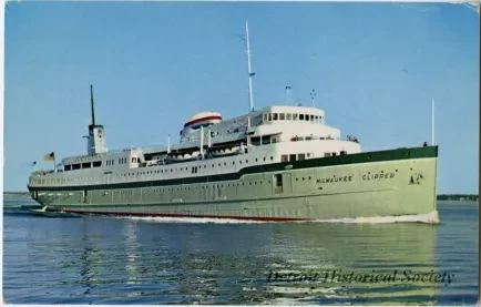 Postcard - S.S. MILWAUKEE CLIPPER