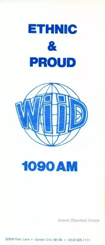 Brochure - Ethnic & Proud, WIID 1090 AM