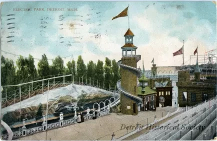 Postcard - Electric Park, Detroit, Mich.