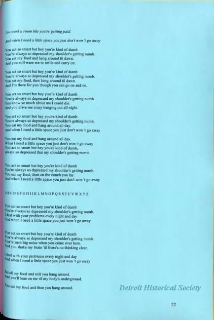 Lyrics, Song - Friends Like Us