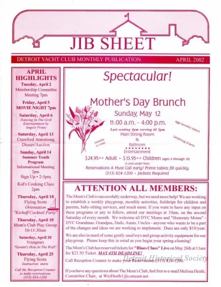 Newsletter - Jib Sheet