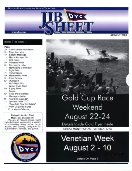 Newsletter - Jib Sheet