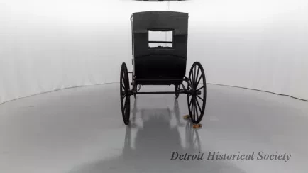 Carriage - 1890's Enclosed Rockaway Carriage - Dhs_1948_145_028_arceye_spin_01_014