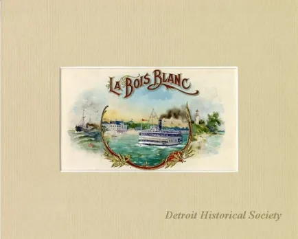 Drawing - La Bois Blanc