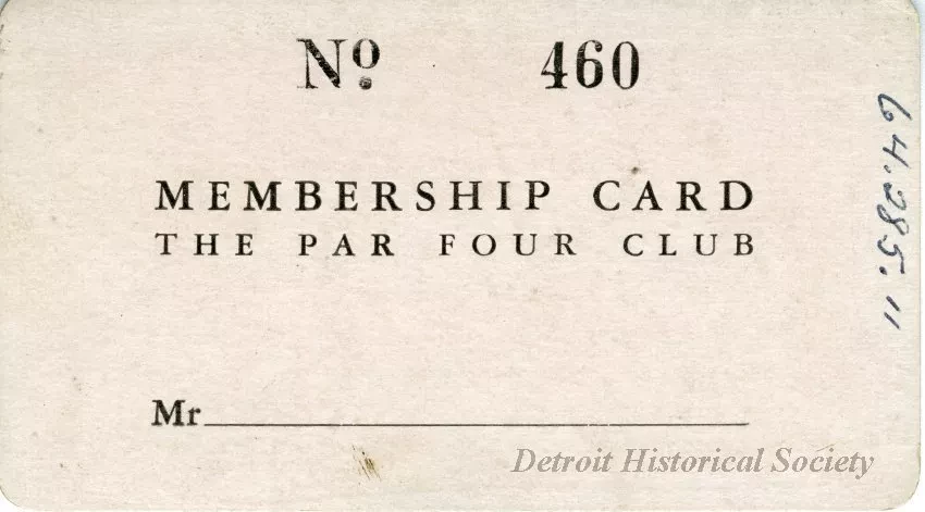 Card, Membership
