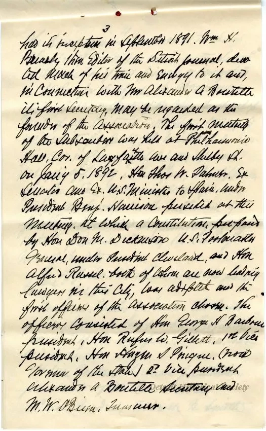Letter - The Chamber of Commerce