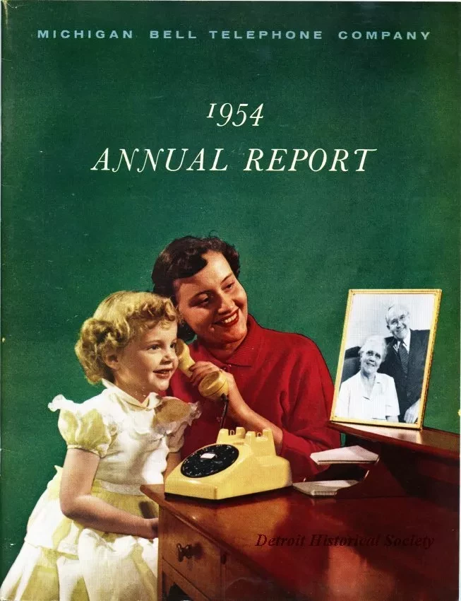 Report, Annual - Michigan Bell Telephone Company 1954 Annual Report