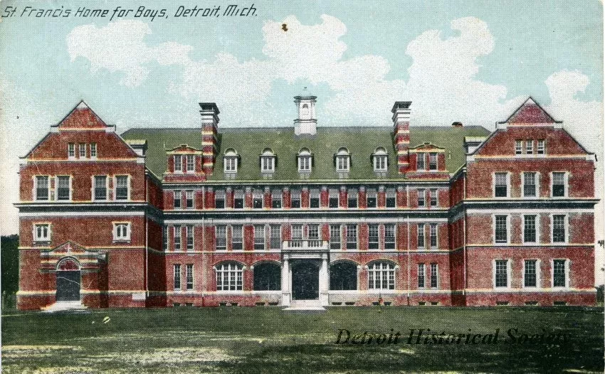 Postcard - St. Francis Home for Boys, Detroit, Mich.