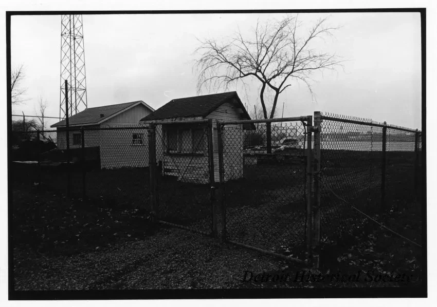 Print, Photographic - W.S.U. Boat House, Belle Isle