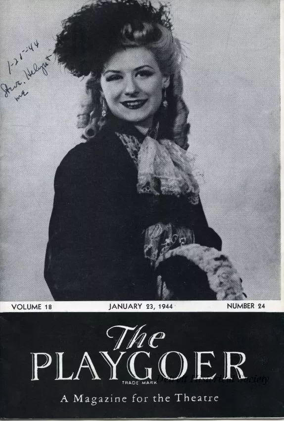 Program - The Playgoer, Volume 18, Number 24
