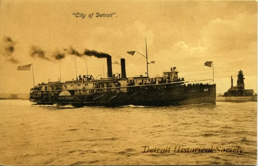 Postcard - "City of Detroit"