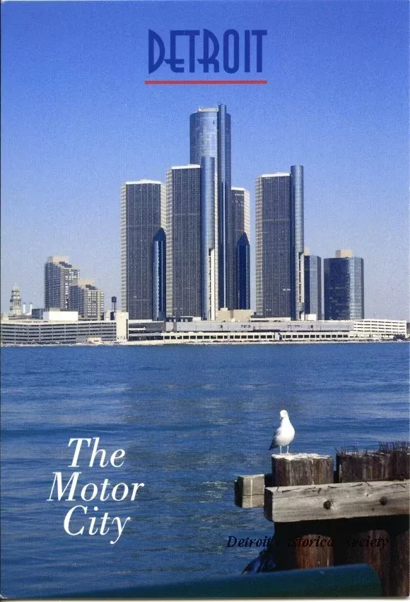 Postcard - Detroit, The Motor City