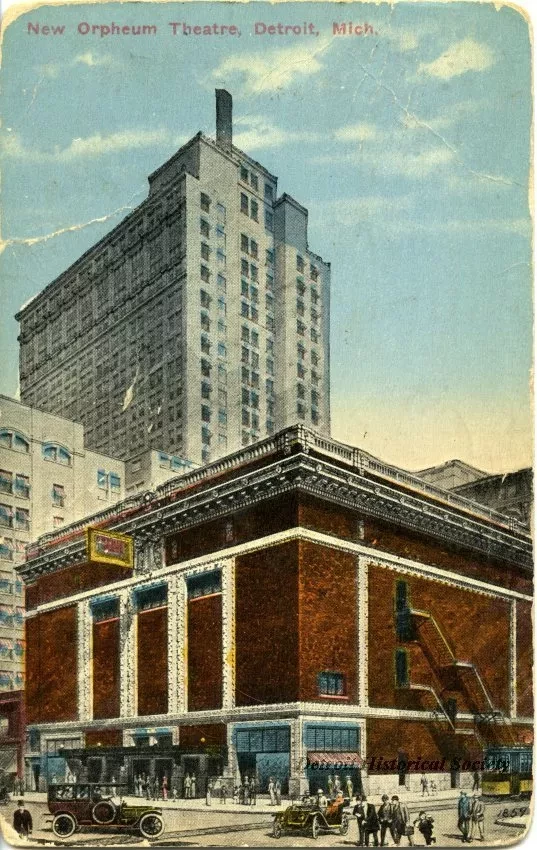 Postcard - New Orpheum Theatre, Detroit, Mich.