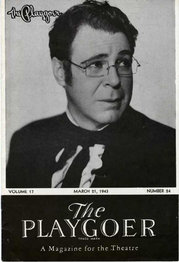 Program, Theater - The Playgoer, Volume 17, Number 24