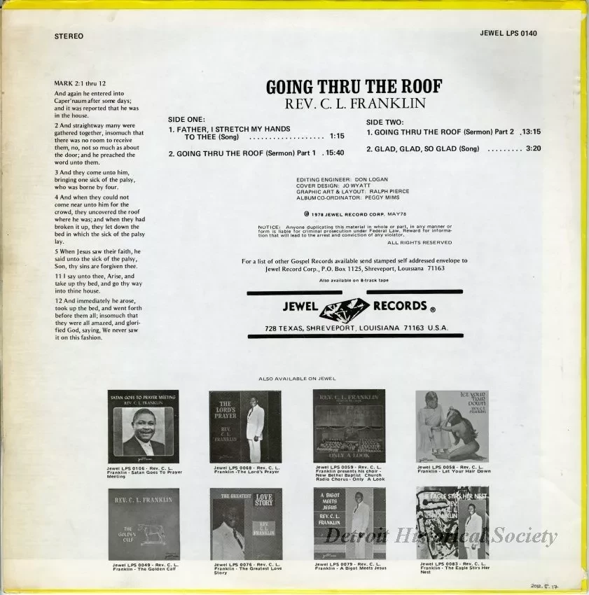 Album, Record - Going Thru the Roof
