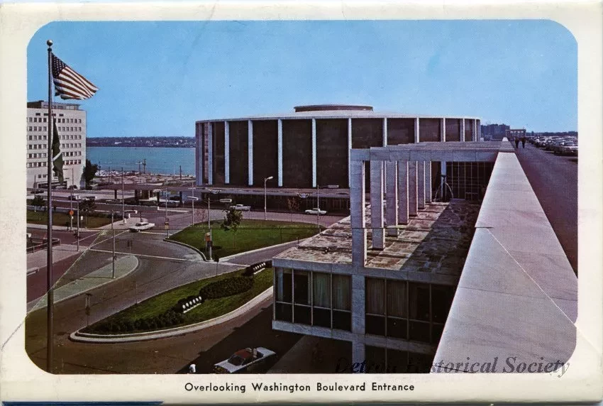 Post Folder - Greetings From Cobo Hall Convention Arena, Detroit, Michigan