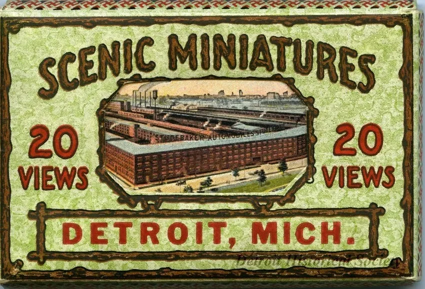 Post Folder - Scenis Miniatures, Detroit, Mich.