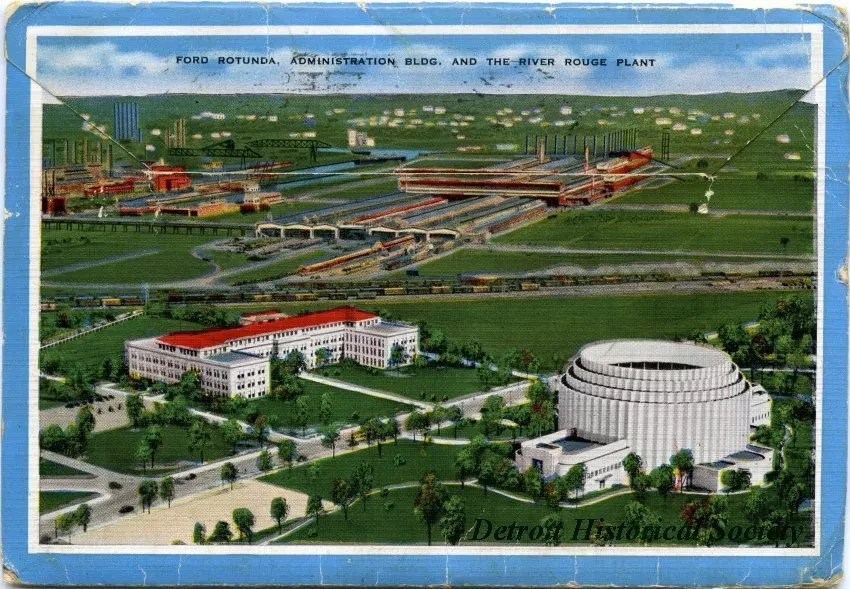 Post Folder - Souvenir Folder of Detroit, Michigan