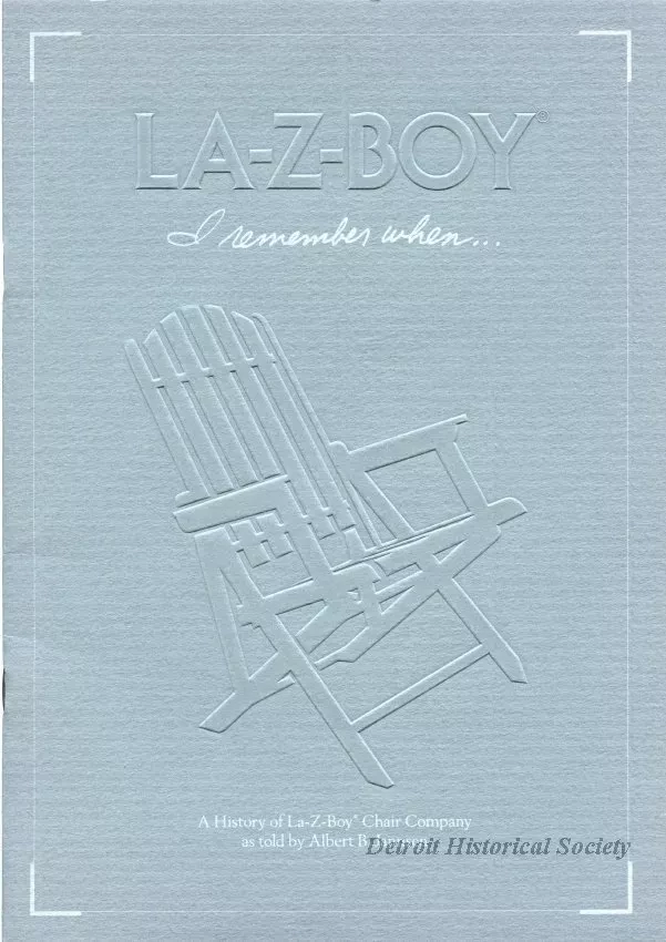 Booklet - La-Z-Boy, I remember when.....