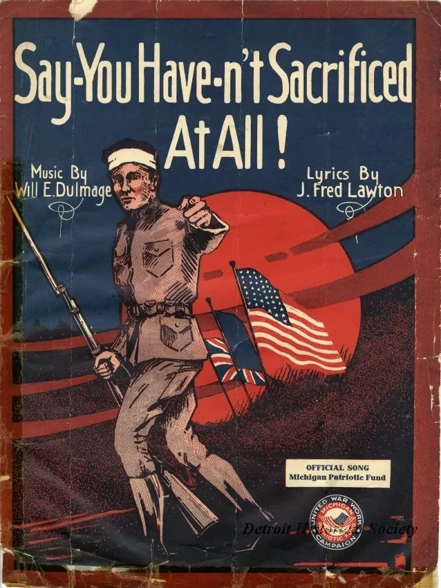 Music, Sheet - Say - "You Haven't Sacrificed at All!"