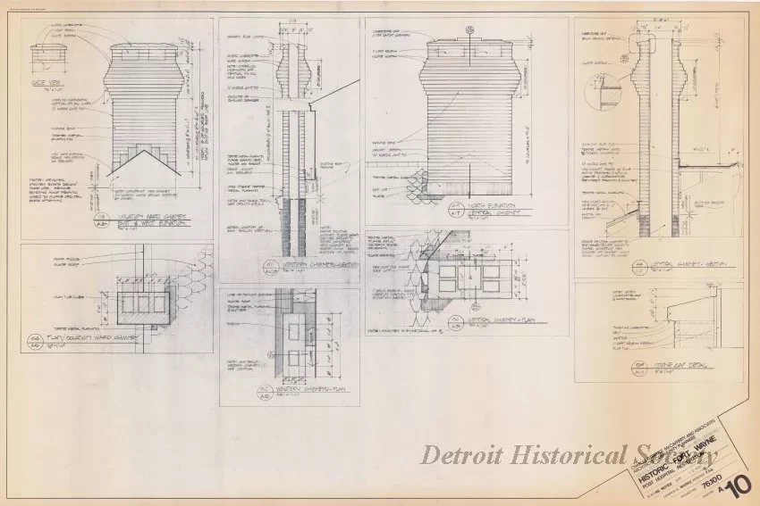 Blueprint - Historic Fort Wayne,
Post Hospital Restoration