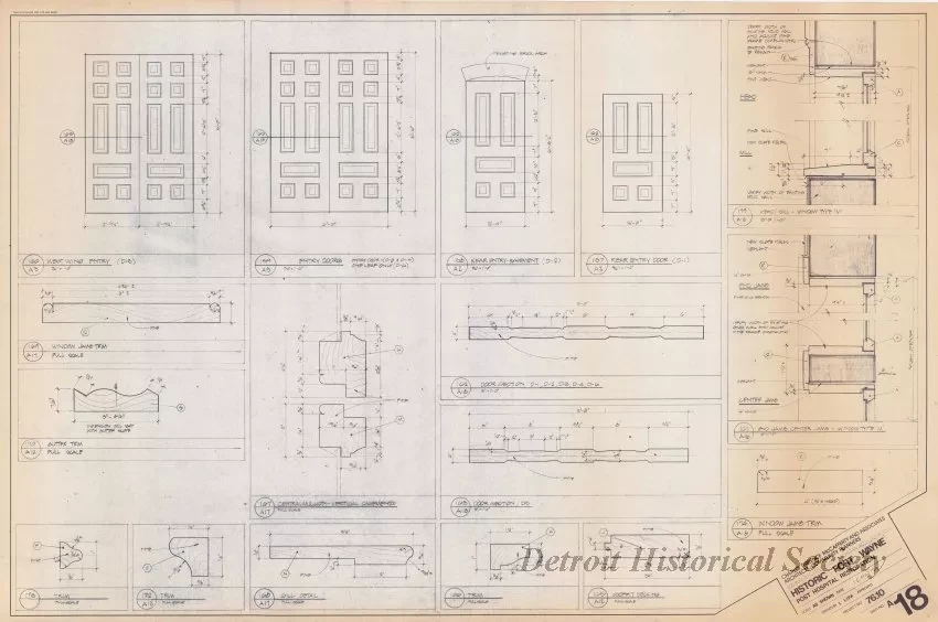 Blueprint - Historic Fort Wayne, 
Post Hospital Restoration