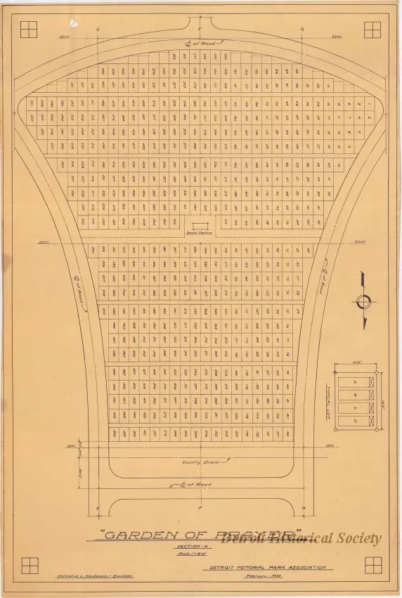 Survey, Land - Garden of Prayer, Section K