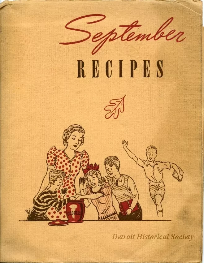 Card, Recipe - September Recipes