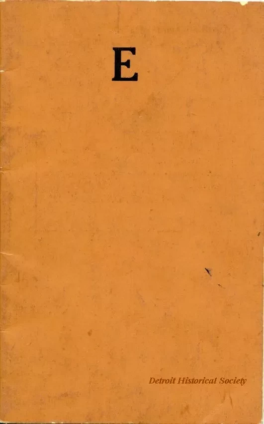 Booklet