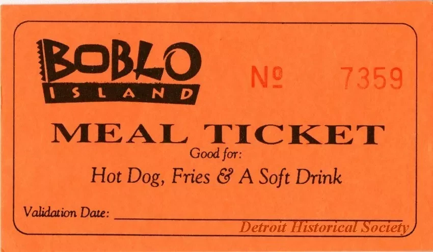 Ticket, Meal - Meal ticket
