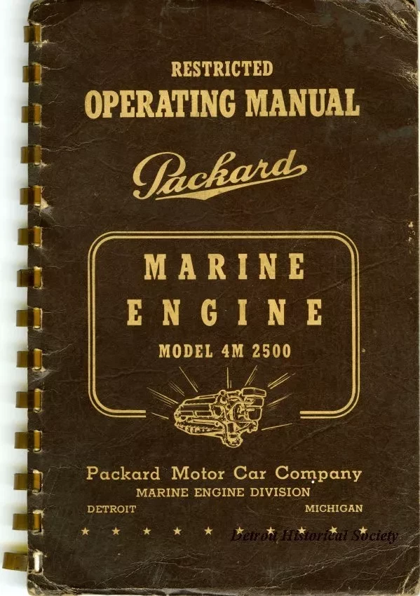 Manual - Operating Manual Packard Marine Enginer Model 4M-2500, Second Edition