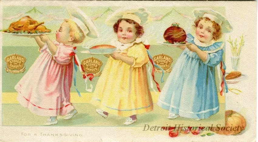 Card, Trade - For A Thanksgiving