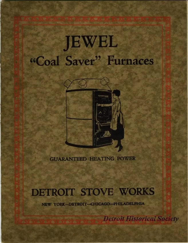 Catalog - Jewel Coal Saver Warm Air Furnaces, Catalog No. 126