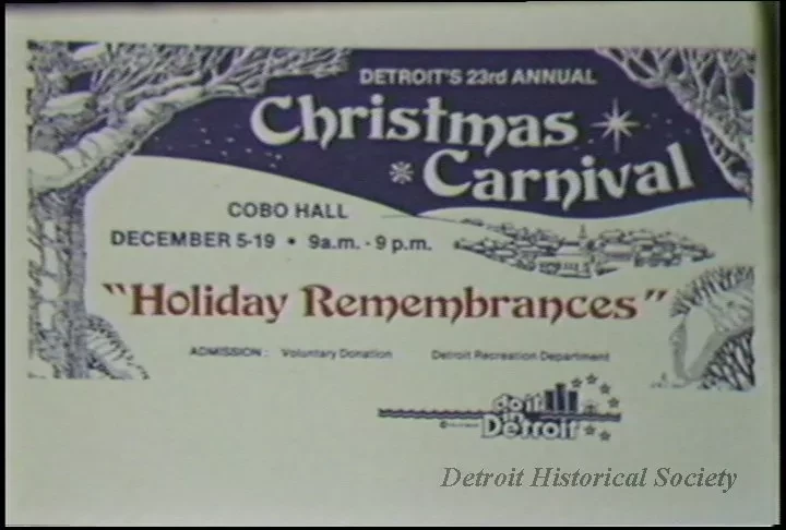 U-Matic - Christmas Music with 23rd Annual Christmas Carnival Frame.. At Least 15 Minutes of Music.