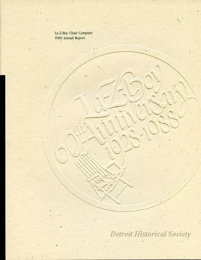 Report, Annual - La-Z-Boy Chair Company
1988 Annual Report