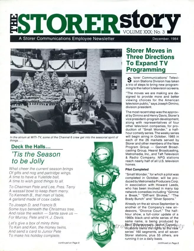 Newsletter - The Storer Story