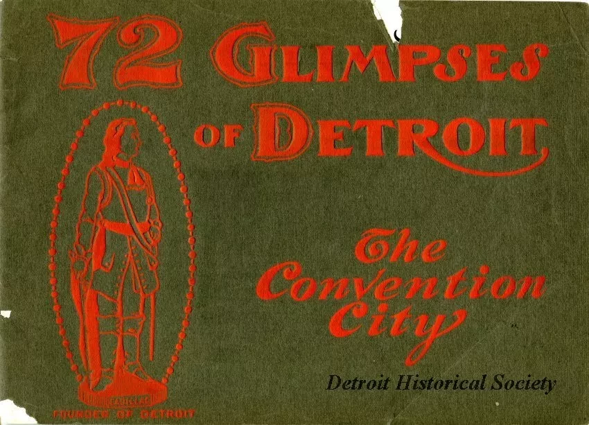 Booklet - 72 Glimpses of Detroit - The Convention City