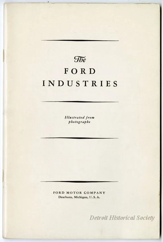 Booklet - The Ford Industries
