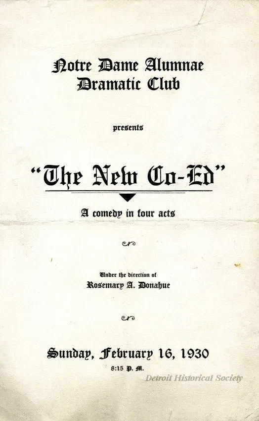 Program - The New Co-Ed