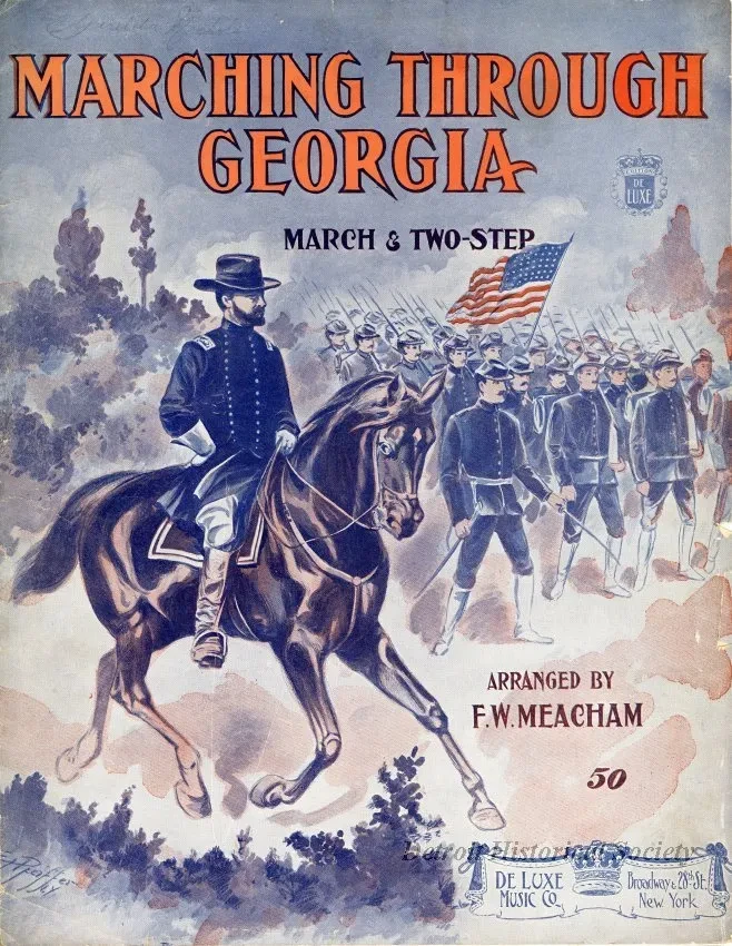 Music, Sheet - Marching Through Georgia, March and Two Step