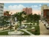Postcard - Washington Boulevard, from Michigan Avenue, Detroit, Mich.