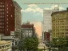 Postcard - Looking Down Griswold Street from Capitol Square, Detroit, Mich.