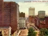 Postcard - Griswold St., Looking South, Detroit, Mich.