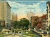 Postcard - Washington Boulevard, from Michigan Avenue, Detroit, Mich.