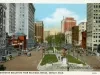 Postcard - Washington Boulevard from Michigan Avenue, Detroit, Mich.