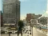 Postcard - Campus Martius, The Hub of Detroit, Mich.