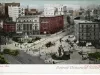 Postcard - Campus Martius, Detroit, Mich.